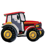 Applicatie 5856 Tractor rood